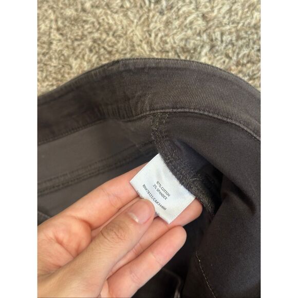 eileen fisher womens 14 corduroy skinny pant zipper pockets cargo utility brown - Picture 4 of 14